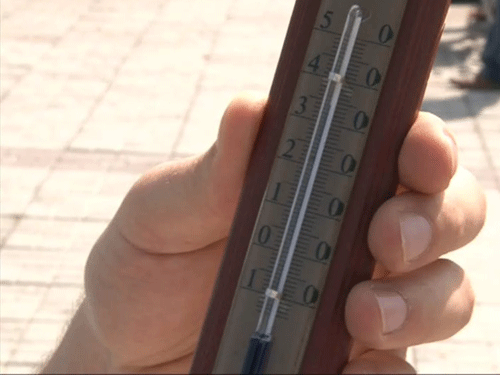 Foto mercurul termometrelor la Baia Mare (c) eMM.ro